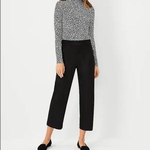 Ann Taylor Faux Suede Cropped Pants